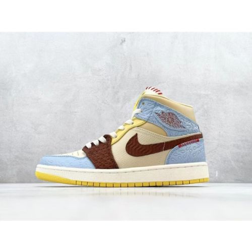 Air Jordan 1 Mid SE Fearless Maison Chateau CU2803-200