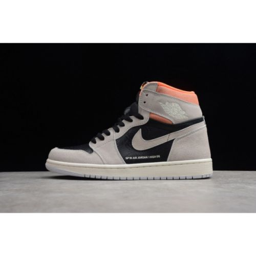 Air Jordan 1 Neutral Grey Hyper Crimson 555088-018