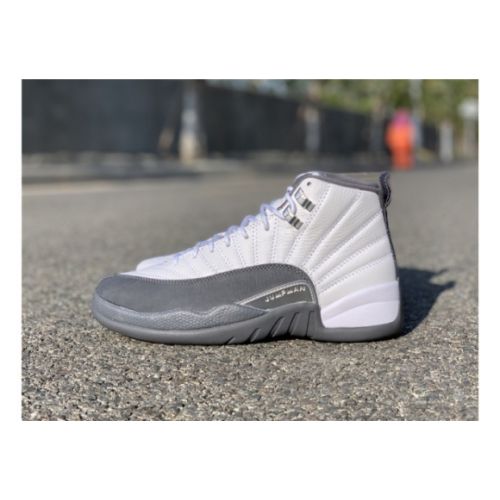 AIR JORDAN 12 GS White / Dark Grey 153265-160