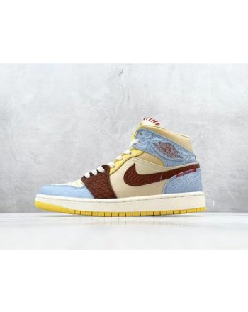 Air Jordan 1 Mid SE Fearless Maison Chateau CU2803-200