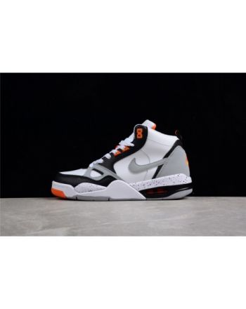 Nike Air Flight 13 Mid White Wolf Grey Total Orange Black 579961-105