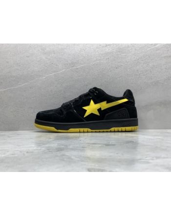 GT A Bathing Ape Bape Sk8 Sta Black Electric Yellow