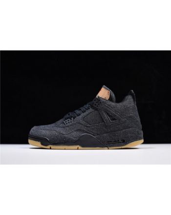 Levis x Air Jordan 4 black AO2571-001