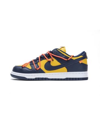 Nike Dunk Low Off-White University Gold Midnight Navy CT0856-700