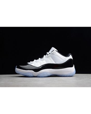 AIR JORDAN 11 RETRO LOW "CONCORD" BLACK/ WHITE mens 528895-153