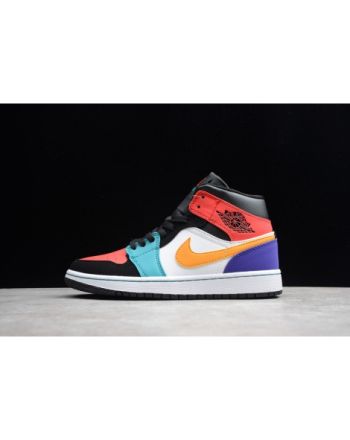 Air Jordan 1 Mid Multi-Color 554724-125